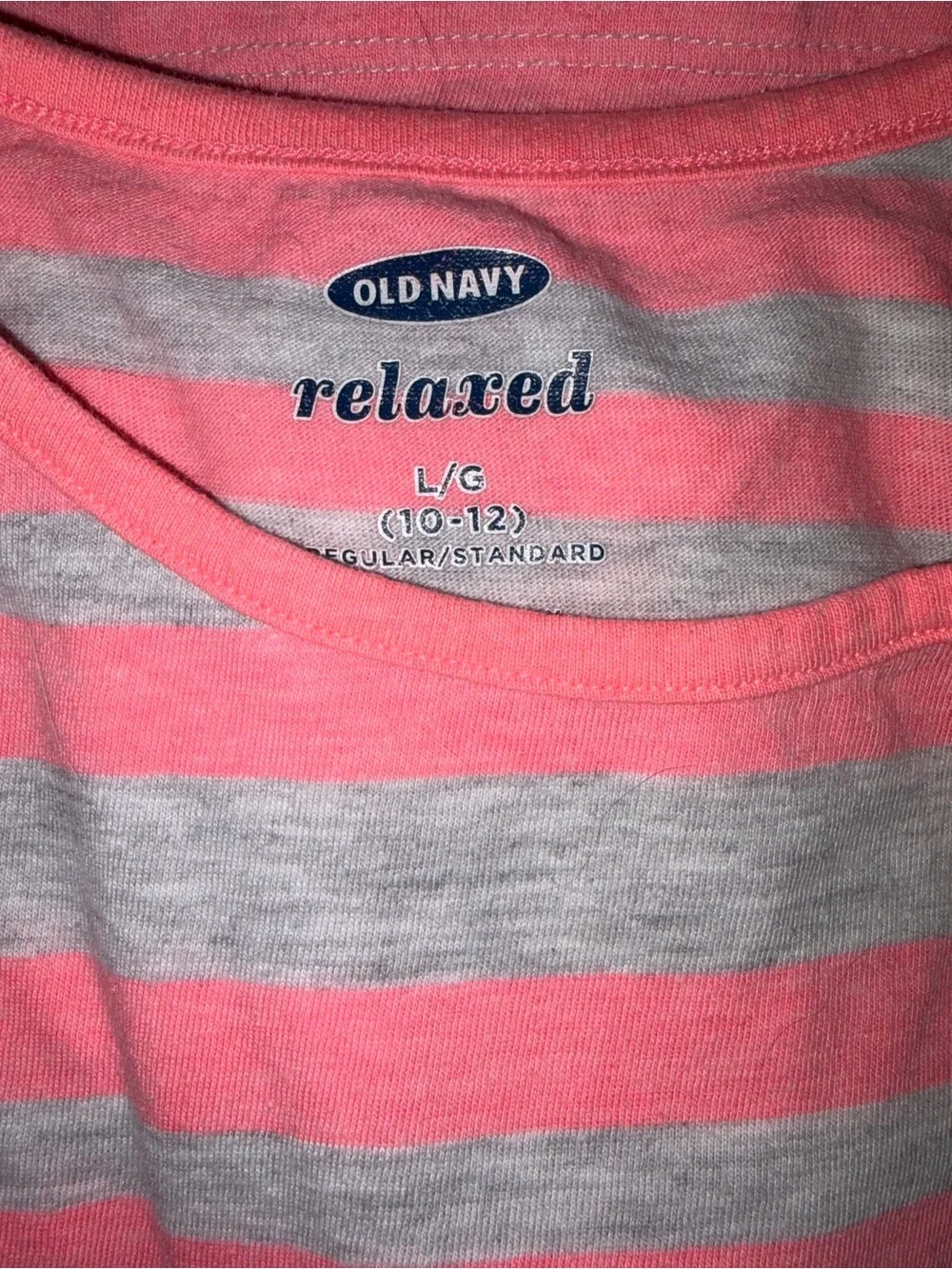 Old Navy Girls striped t-shirt
